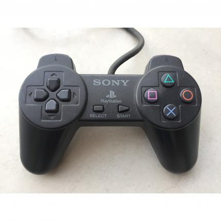 manette officielle noir Playstation 1 PS1 sony sans joystick SCPH-1080