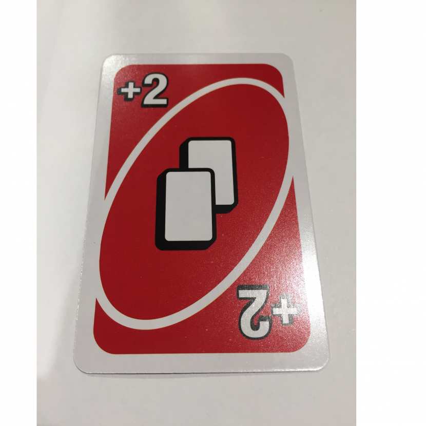CARTE ROUGE +2 JEU DE SOCIÉTÉ UNO MATTEL GAMES CARTE ROUGE +2 JEU DE SOCIÉTÉ UNO MATTEL GAMES