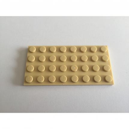 Plate 4x8 beige 4509897 pièce détachée Lego