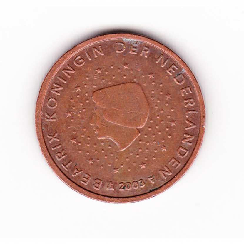Piece De 2 Centimes Avec Un Bateau Pièce de monnaie 2 cent centimes euro Pays-Bas 2003