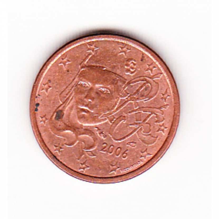 Pièce de monnaie 1 cent centime euro France 2006