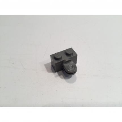 Brique gris foncé de support de bras 1x2 avec 2 doigts horizontaux 30014 pièce détachée Lego #A8