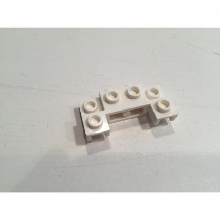 Brique blanche 2x4 - 1x4 avec 2 montants encastrés arches latérales minces 14520 pièce détachée Lego #A8