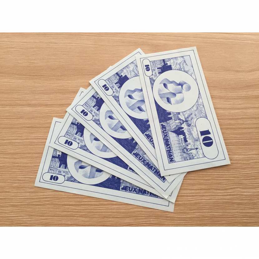 Billets 10 x5 pièce jeu Richesses de France édition Nathan A42