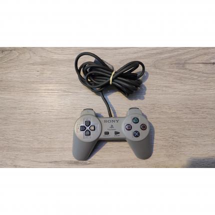Manette officielle grise Playstation 1 PS1 Sony sans joystick SCPH-1080 #B45