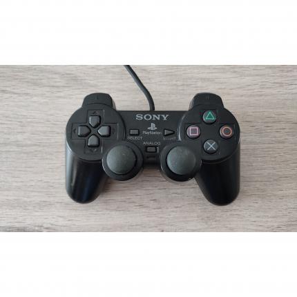 Manette dualshock 2 noir Playstation 2 PS2 PS1 Sony avec joystick SCPH-10010 #B33-3