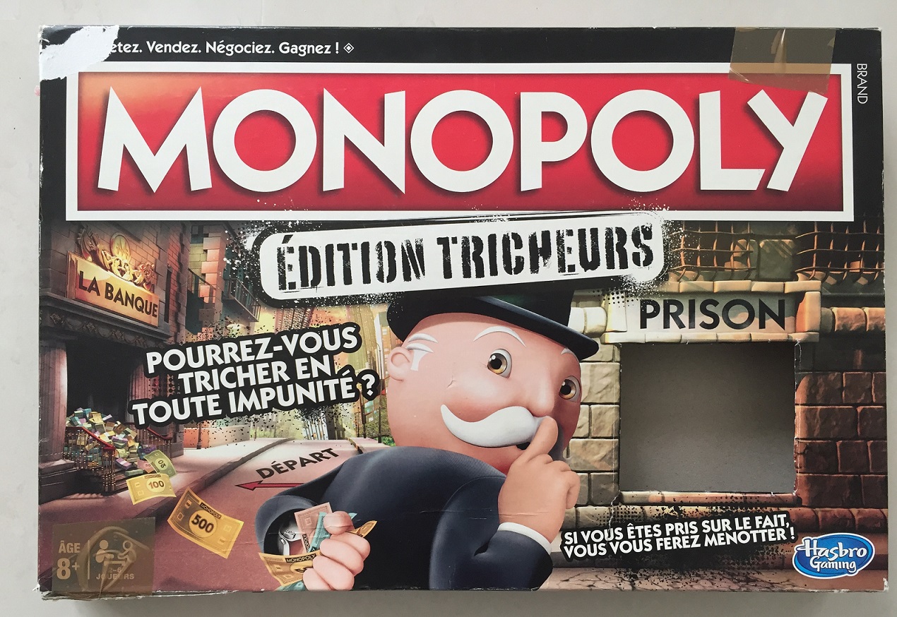 pièce détachée jeu de société Monopoly édition tricheurs H